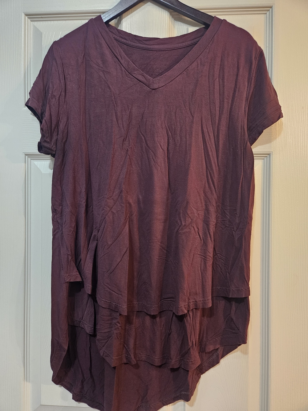 Latched Mama Women’s Layered V-Neck Top